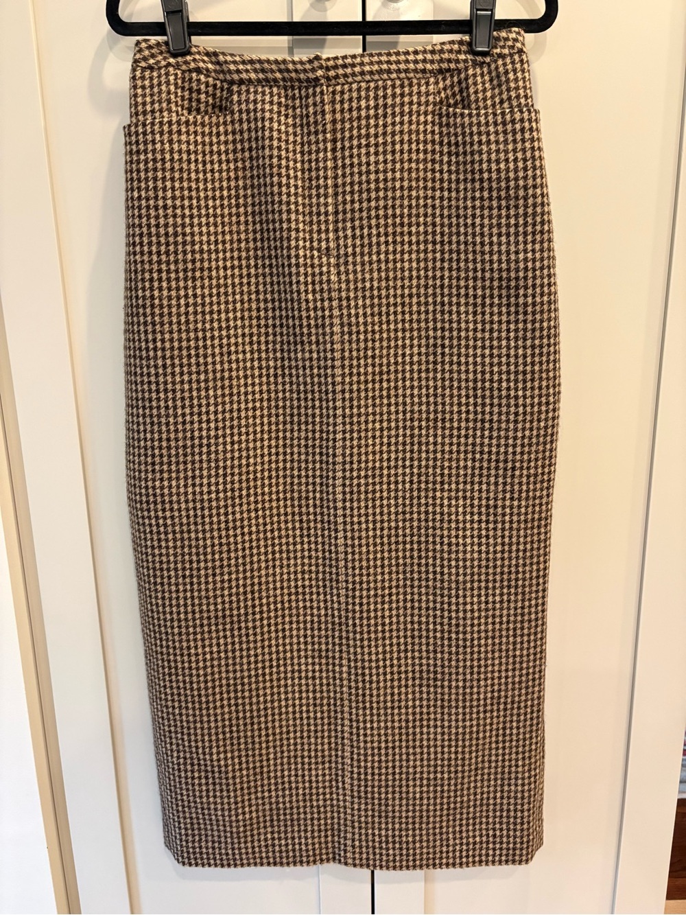 Vintage 100% Wool
Lauren Ralph Lauren Houndstooth Pencil Skirt SZ 12